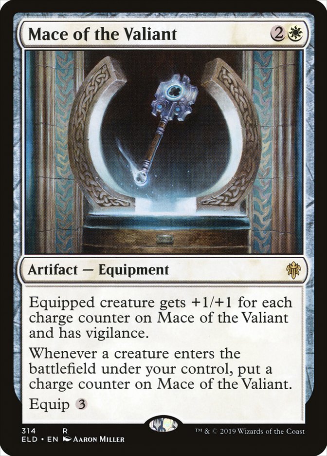 Mace of the Valiant [Throne of Eldraine] MTG Single Magic: The Gathering    | Red Claw Gaming