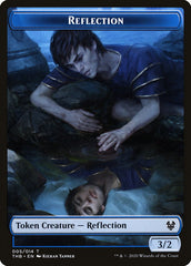 Human Soldier // Reflection Double-Sided Token [Theros Beyond Death Tokens] MTG Single Magic: The Gathering    | Red Claw Gaming