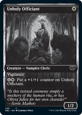 Unholy Officiant [Innistrad: Double Feature] MTG Single Magic: The Gathering    | Red Claw Gaming