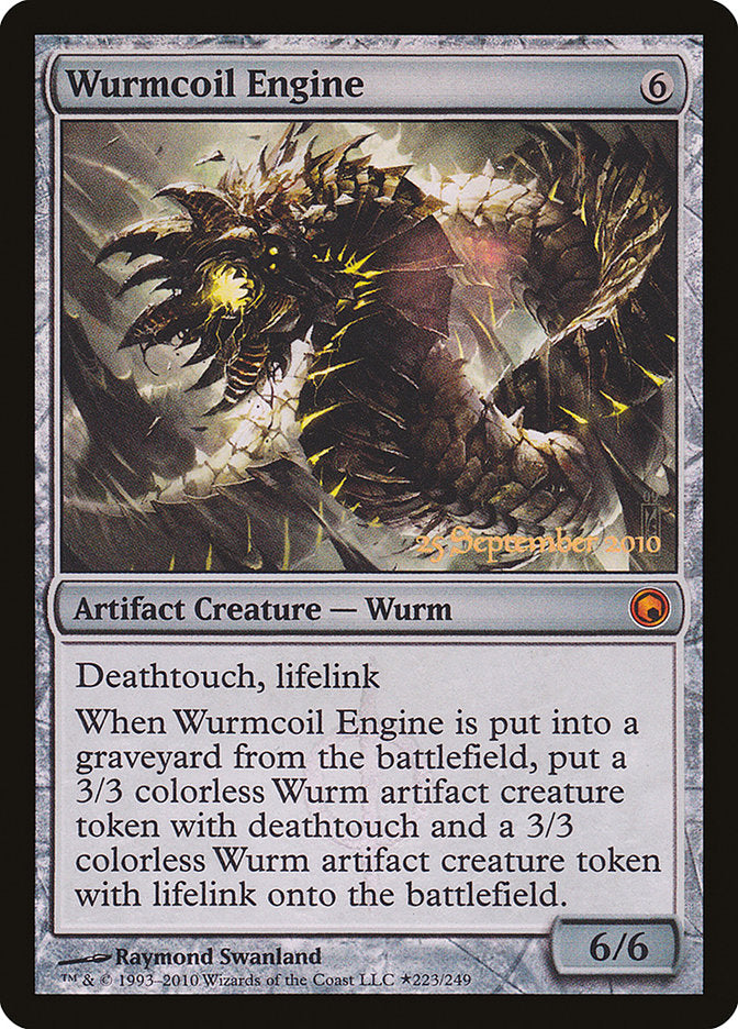 Wurmcoil Engine [Scars of Mirrodin Prerelease Promos] MTG Single Magic: The Gathering    | Red Claw Gaming