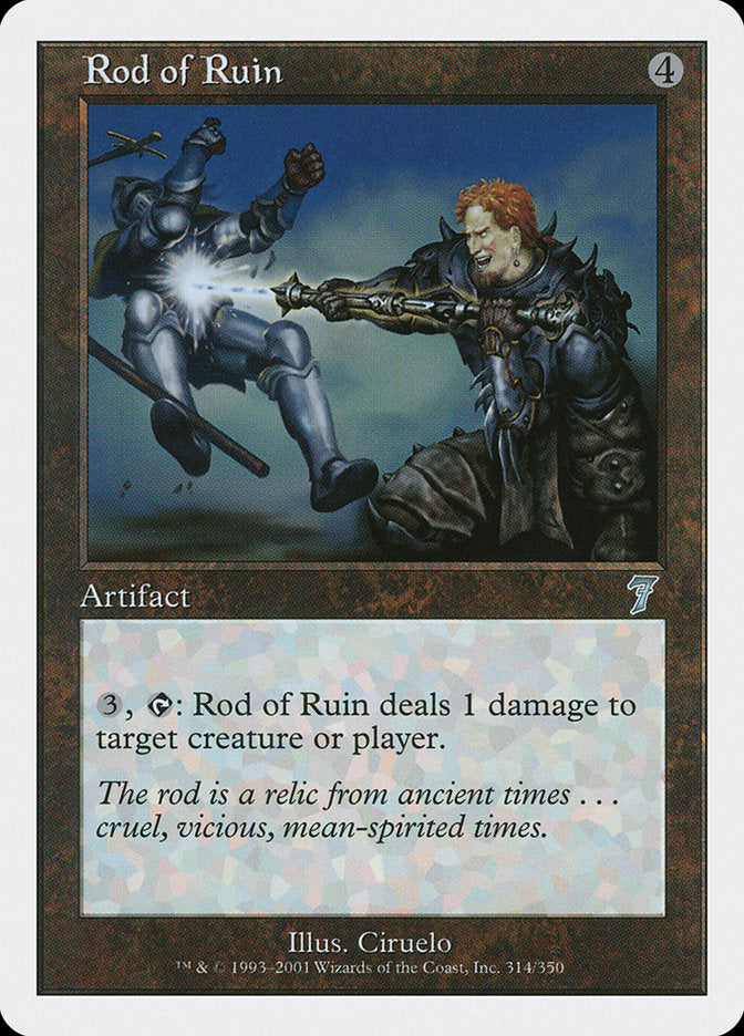 Rod of Ruin [Seventh Edition] MTG Single Magic: The Gathering    | Red Claw Gaming