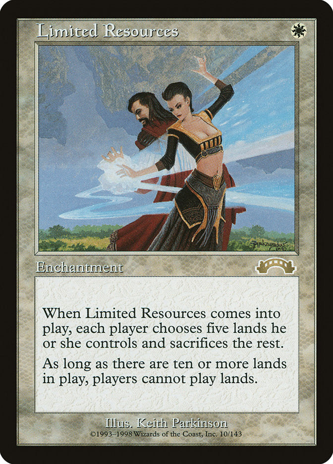 Limited Resources [Exodus] MTG Single Magic: The Gathering    | Red Claw Gaming