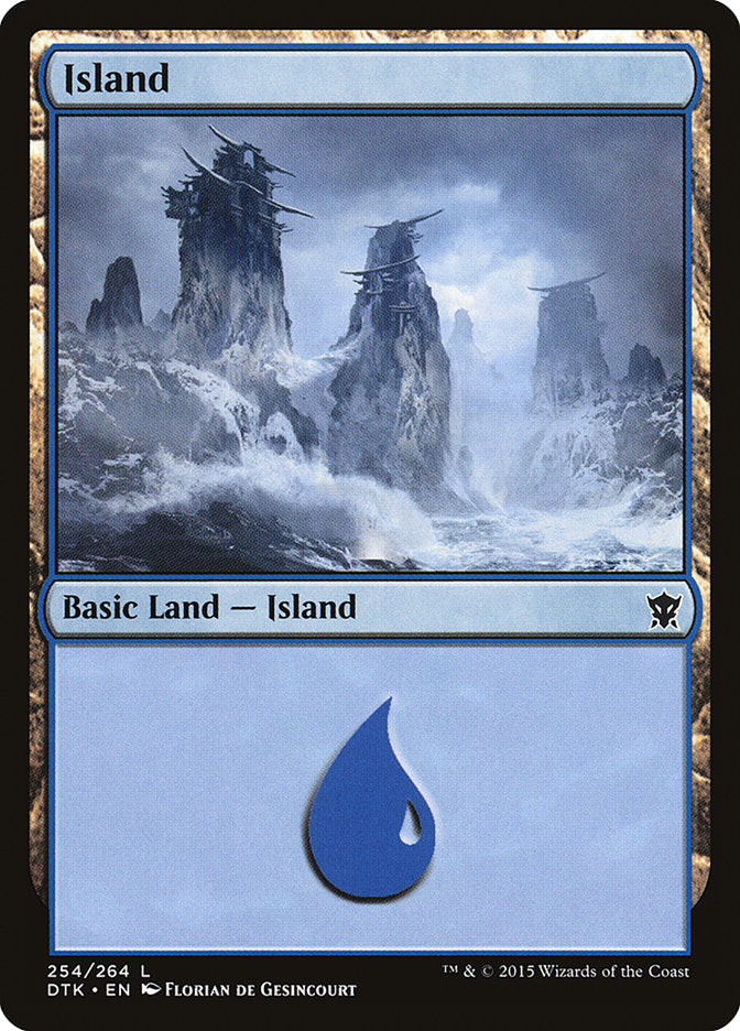 Island (254) [Dragons of Tarkir] MTG Single Magic: The Gathering    | Red Claw Gaming