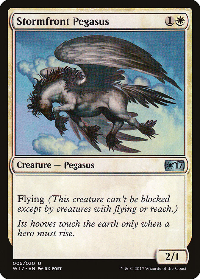 Stormfront Pegasus [Welcome Deck 2017] MTG Single Magic: The Gathering    | Red Claw Gaming