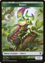 Cat // Insect Double-Sided Token [Zendikar Rising Tokens] MTG Single Magic: The Gathering    | Red Claw Gaming