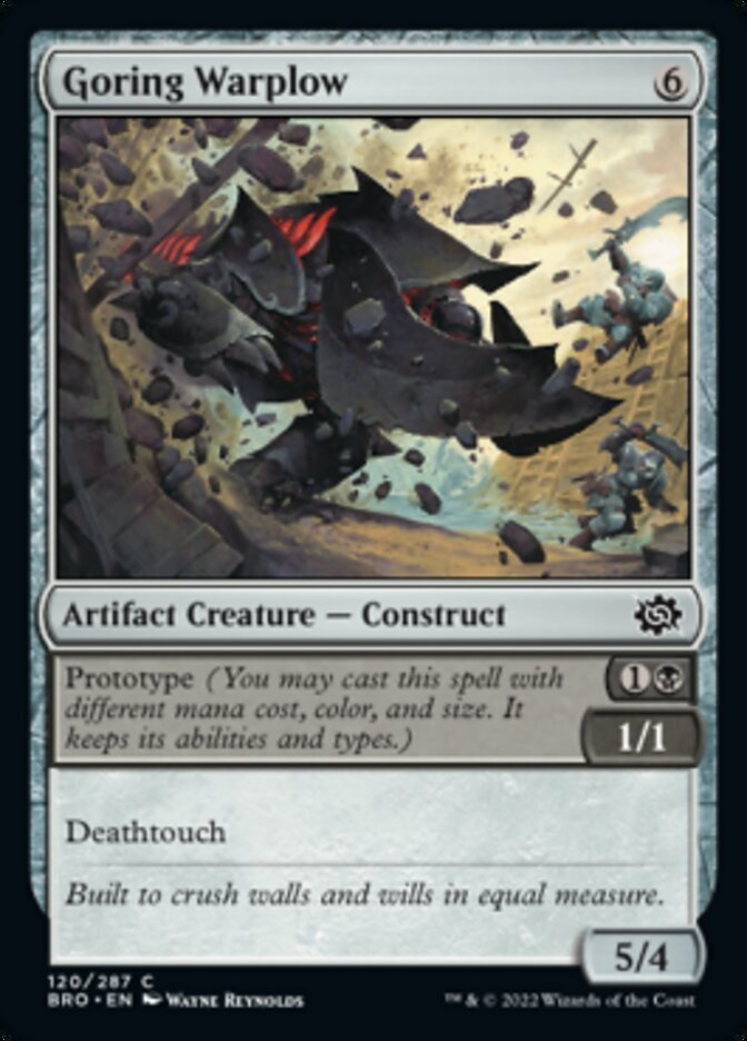 Goring Warplow [The Brothers' War] MTG Single Magic: The Gathering    | Red Claw Gaming