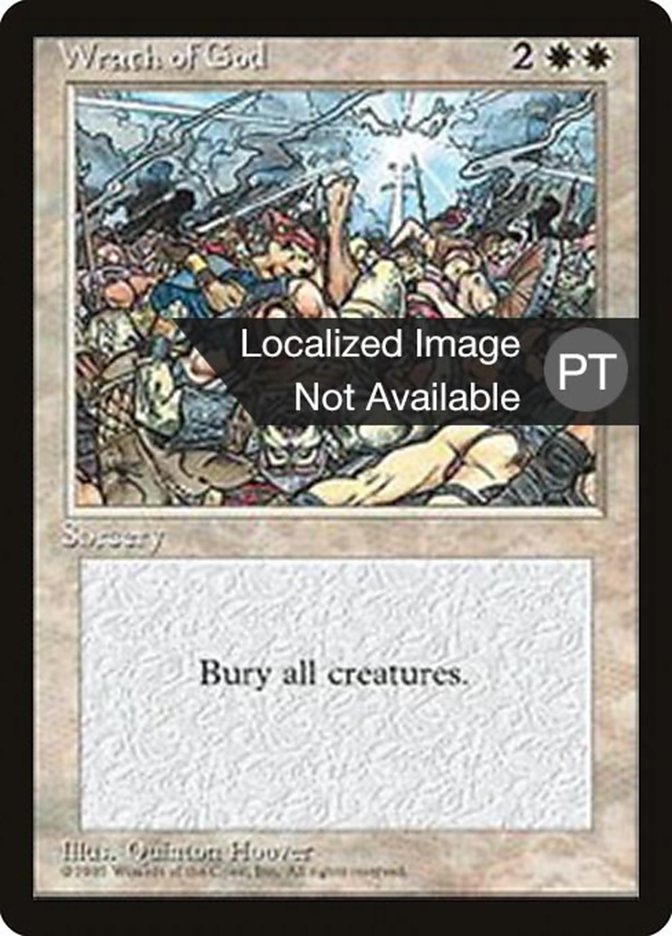 Wrath of God [Fourth Edition (Foreign Black Border)] MTG Single Magic: The Gathering    | Red Claw Gaming