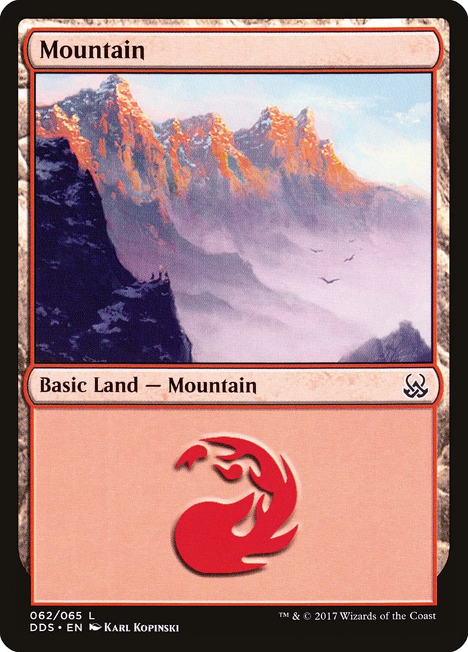 Mountain (62) [Duel Decks: Mind vs. Might] MTG Single Magic: The Gathering    | Red Claw Gaming