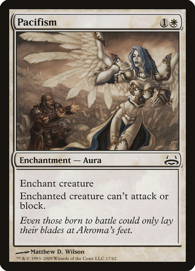 Pacifism [Duel Decks: Divine vs. Demonic] MTG Single Magic: The Gathering    | Red Claw Gaming