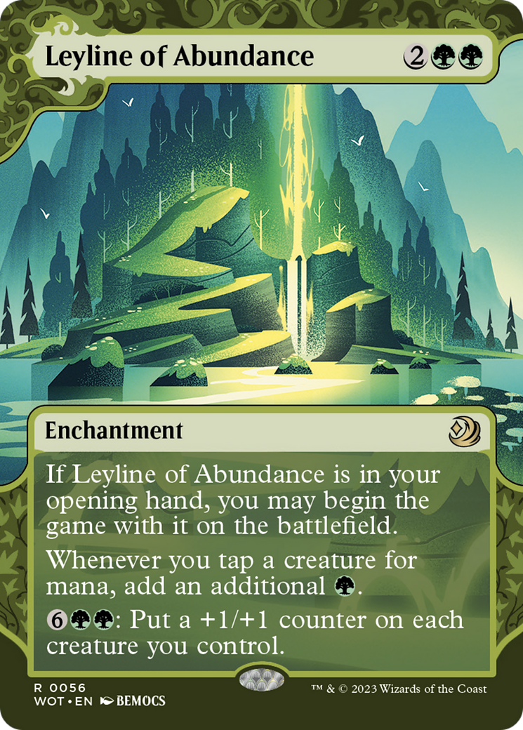 Leyline of Abundance [Wilds of Eldraine: Enchanting Tales] MTG Single Magic: The Gathering    | Red Claw Gaming