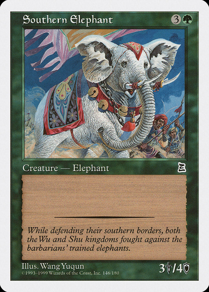 Southern Elephant [Portal Three Kingdoms] MTG Single Magic: The Gathering    | Red Claw Gaming