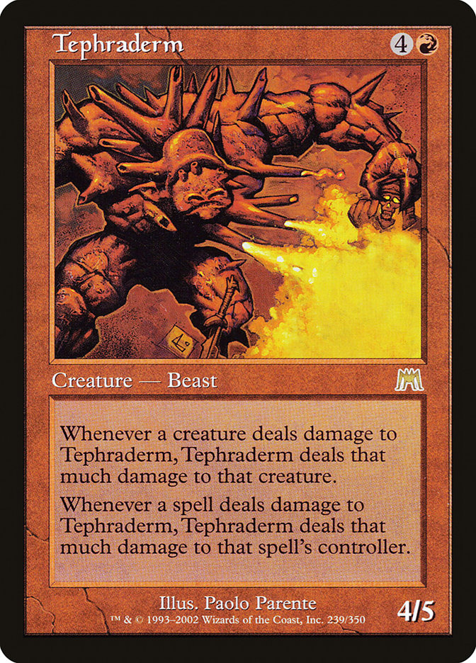 Tephraderm [Onslaught] MTG Single Magic: The Gathering    | Red Claw Gaming