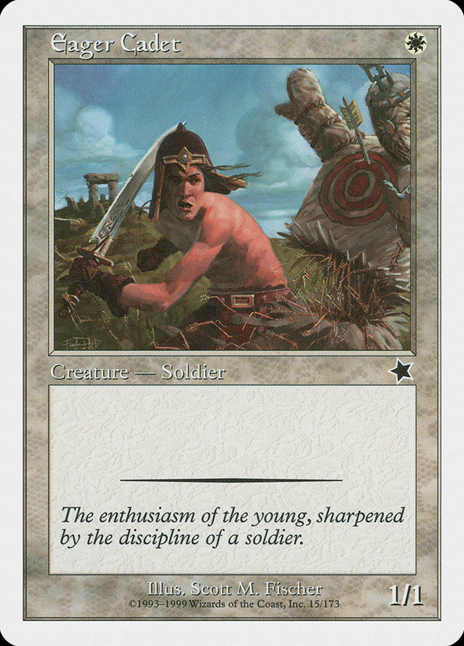 Eager Cadet [Starter 1999] MTG Single Magic: The Gathering    | Red Claw Gaming
