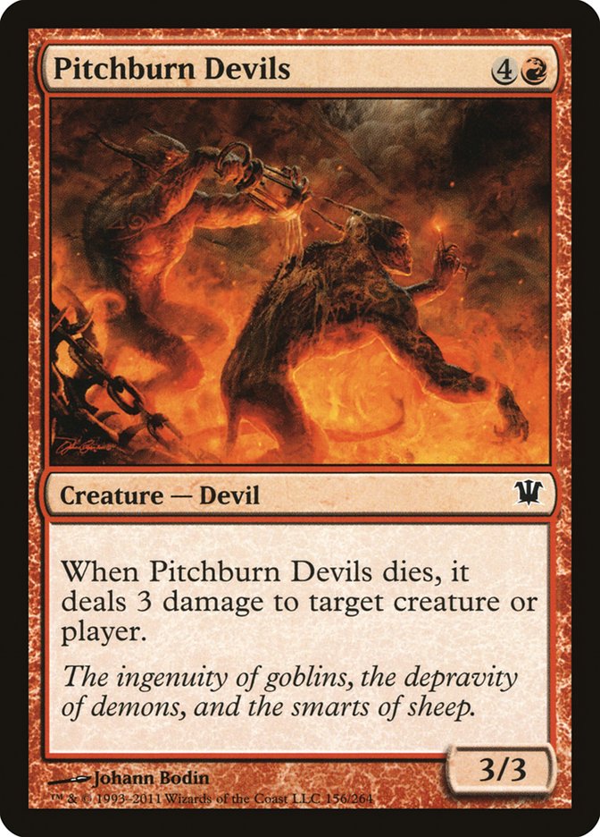 Pitchburn Devils [Innistrad] MTG Single Magic: The Gathering    | Red Claw Gaming