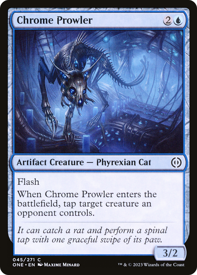 Chrome Prowler [Phyrexia: All Will Be One] MTG Single Magic: The Gathering    | Red Claw Gaming