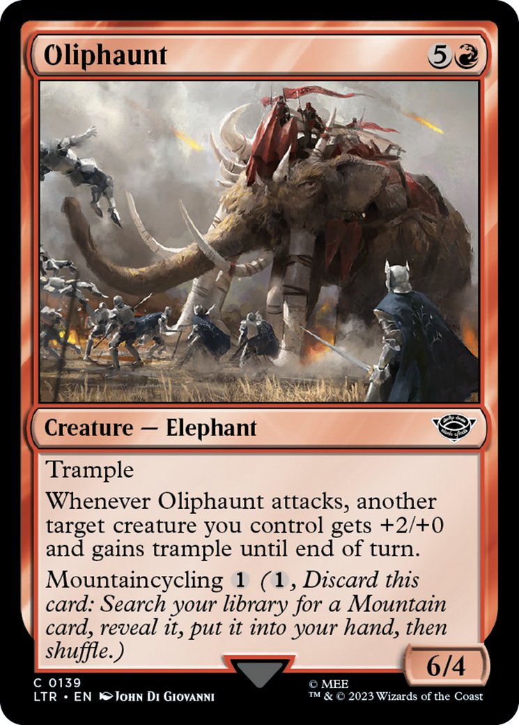 Oliphaunt [The Lord of the Rings: Tales of Middle-Earth] MTG Single Magic: The Gathering    | Red Claw Gaming