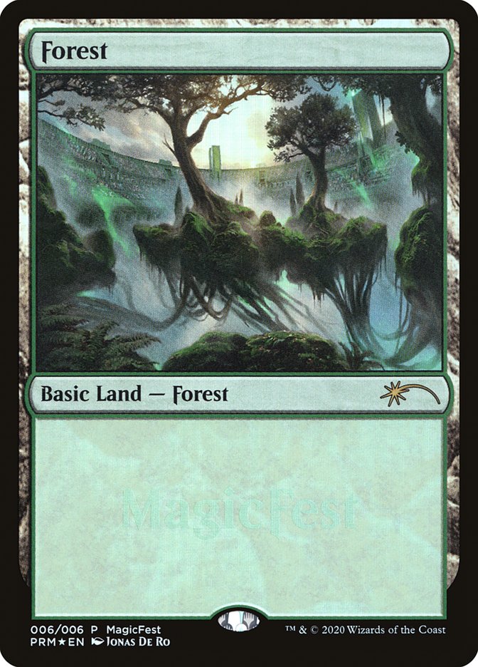 Forest (6) [MagicFest 2020] MTG Single Magic: The Gathering    | Red Claw Gaming