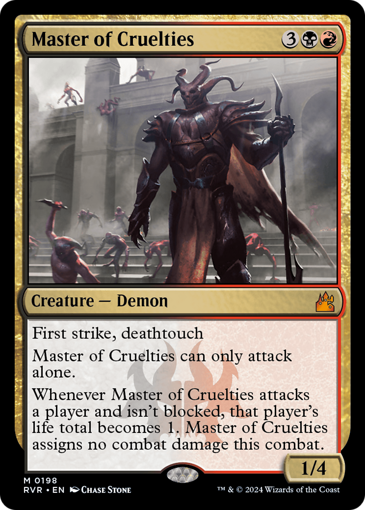 Master of Cruelties [Ravnica Remastered] MTG Single Magic: The Gathering    | Red Claw Gaming