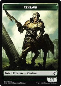 Centaur // Egg Double-Sided Token [Commander 2019 Tokens] MTG Single Magic: The Gathering    | Red Claw Gaming