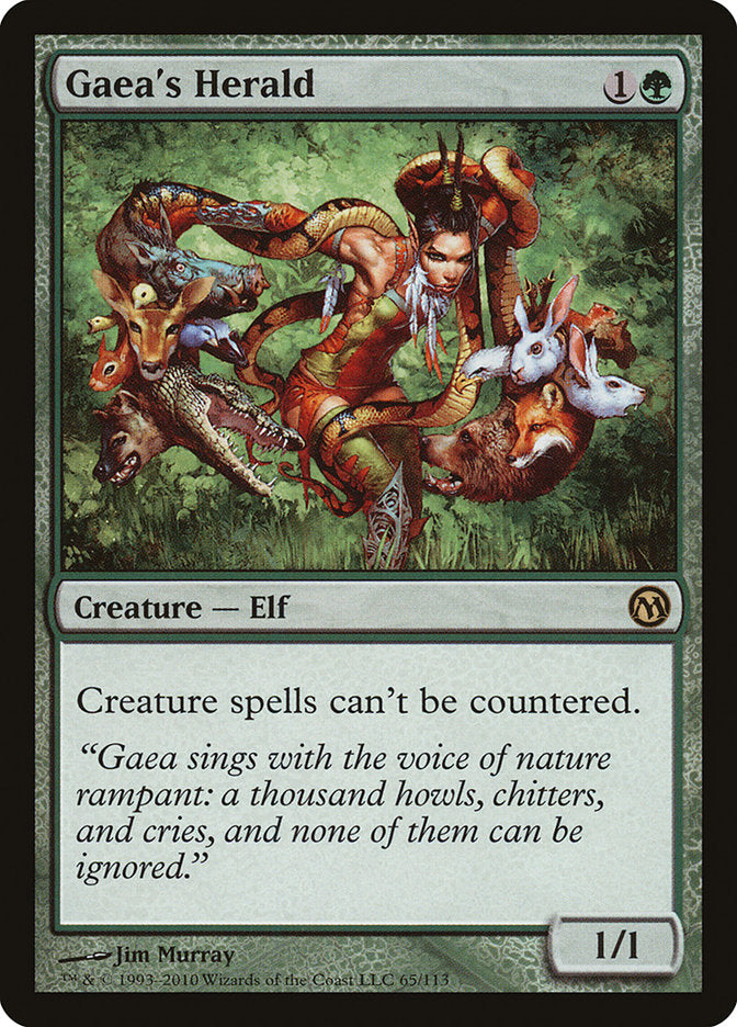 Gaea's Herald [Duels of the Planeswalkers] MTG Single Magic: The Gathering    | Red Claw Gaming