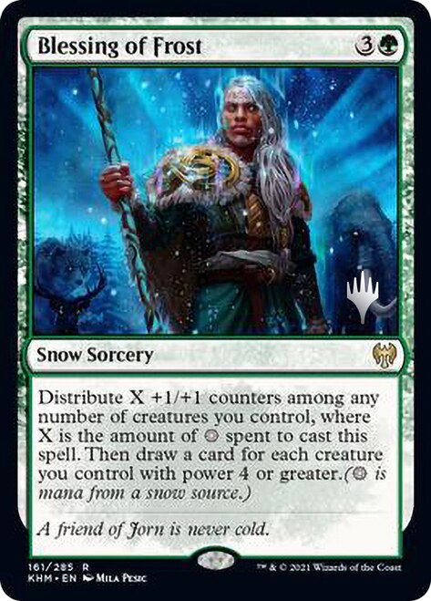 Blessing of Frost (Promo Pack) [Kaldheim Promos] MTG Single Magic: The Gathering    | Red Claw Gaming