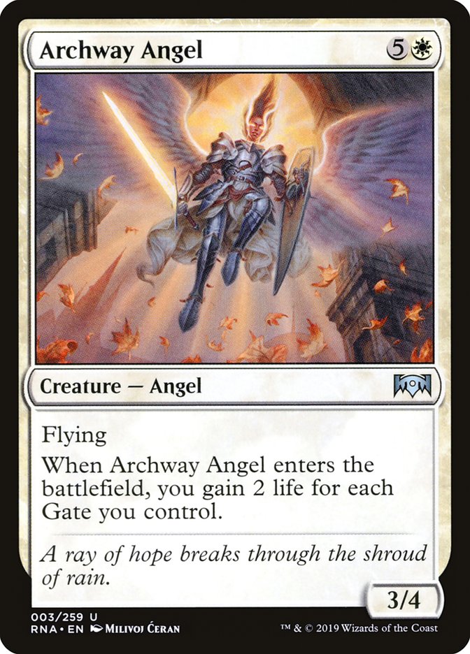 Archway Angel [Ravnica Allegiance] MTG Single Magic: The Gathering    | Red Claw Gaming
