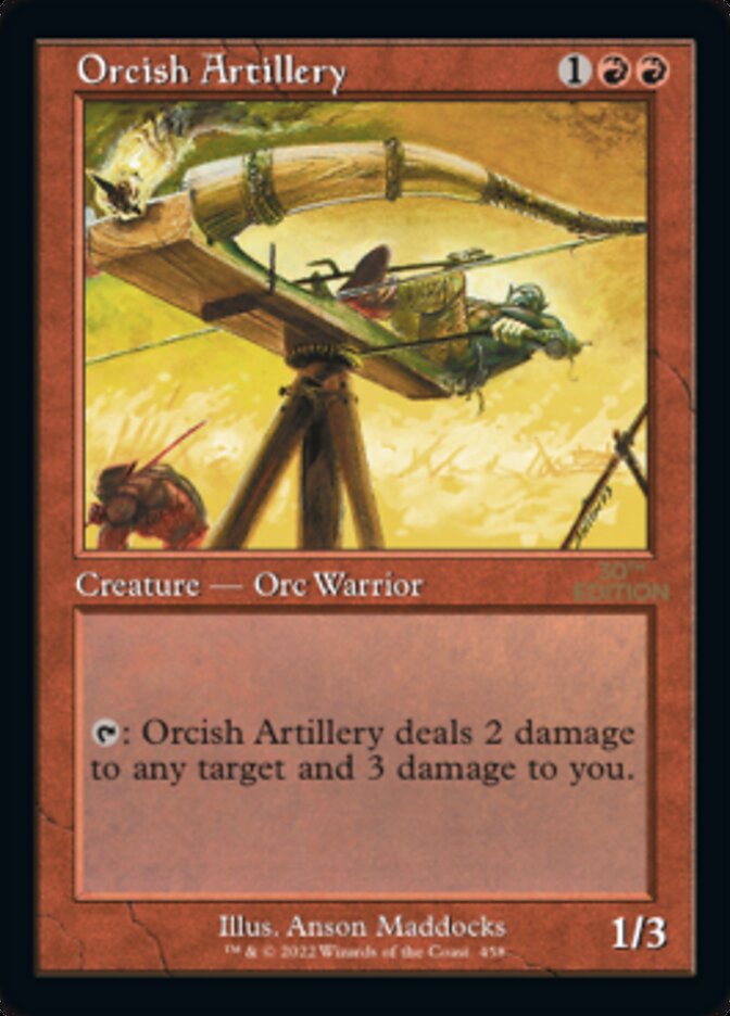 Orcish Artillery (Retro) [30th Anniversary Edition] MTG Single Magic: The Gathering    | Red Claw Gaming