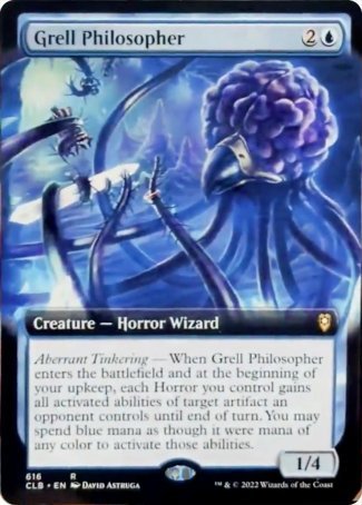 Grell Philosopher (Extended Art) [Commander Legends: Battle for Baldur's Gate] MTG Single Magic: The Gathering    | Red Claw Gaming