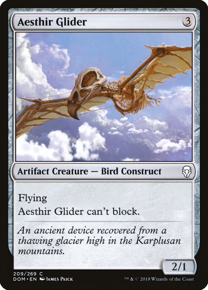 Aesthir Glider [Dominaria] MTG Single Magic: The Gathering    | Red Claw Gaming