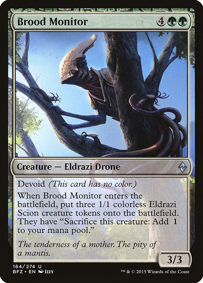 Brood Monitor [Battle for Zendikar] MTG Single Magic: The Gathering    | Red Claw Gaming