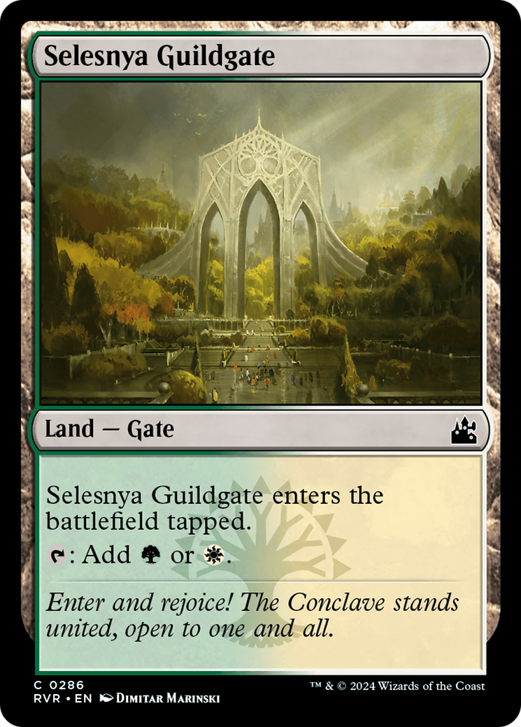 Selesnya Guildgate [Ravnica Remastered] MTG Single Magic: The Gathering    | Red Claw Gaming