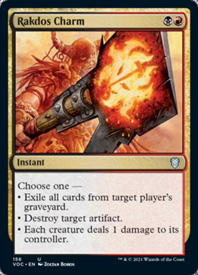Rakdos Charm [Innistrad: Crimson Vow Commander] MTG Single Magic: The Gathering    | Red Claw Gaming