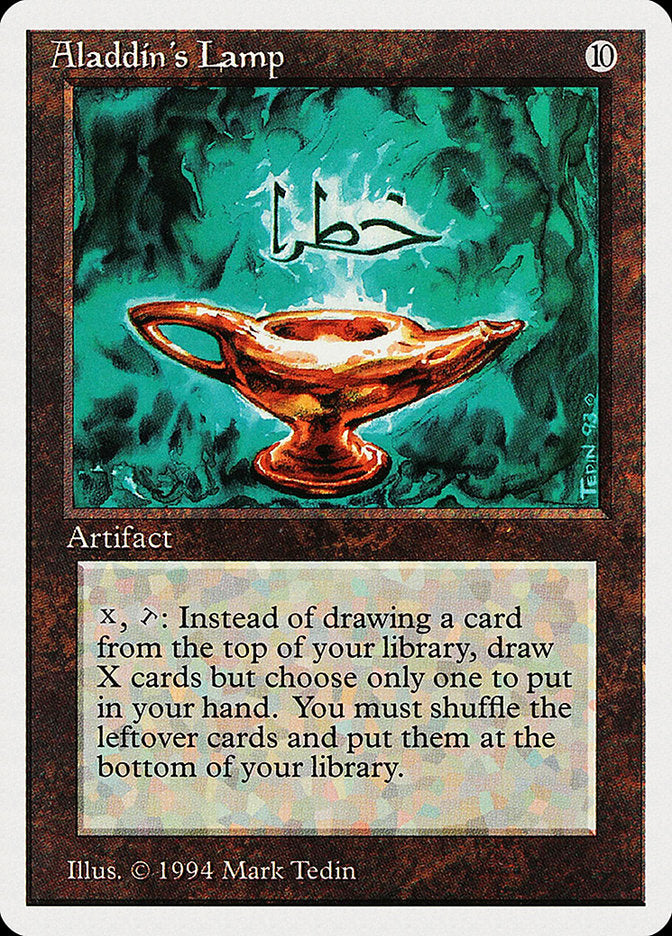 Aladdin's Lamp [Summer Magic / Edgar] MTG Single Magic: The Gathering    | Red Claw Gaming