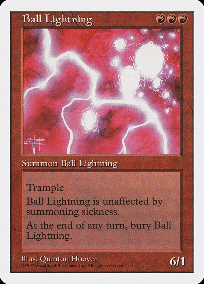 Ball Lightning [Fifth Edition] MTG Single Magic: The Gathering    | Red Claw Gaming