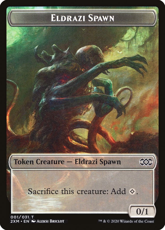 Eldrazi Spawn Token [Double Masters Tokens] MTG Single Magic: The Gathering    | Red Claw Gaming