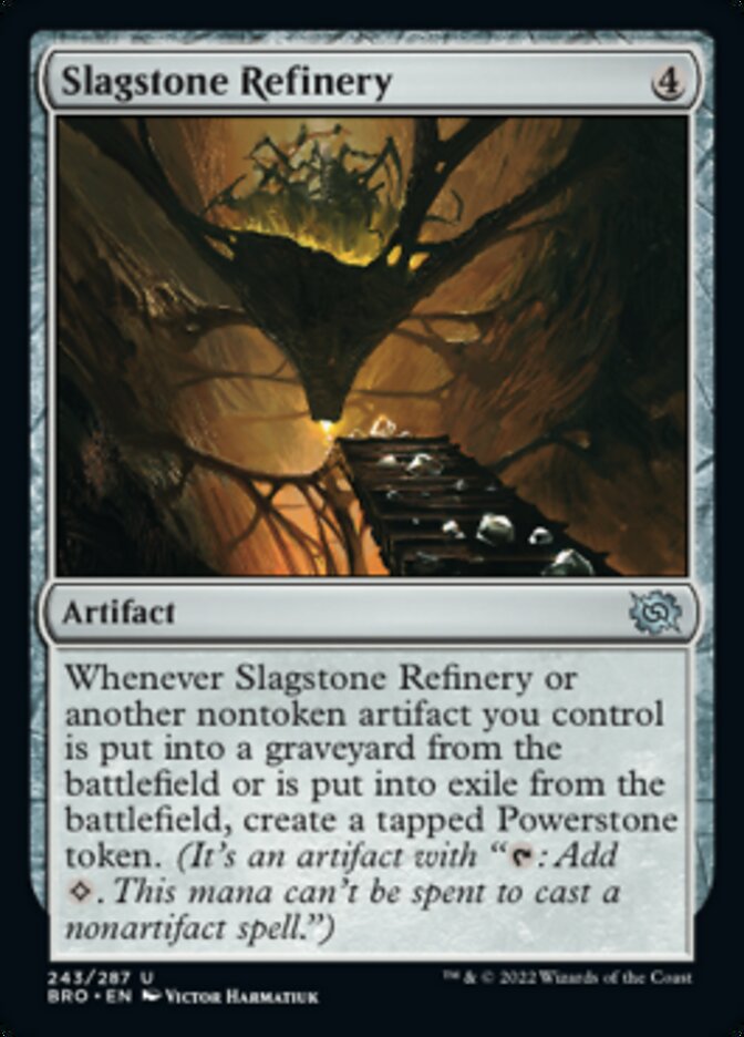 Slagstone Refinery [The Brothers' War] MTG Single Magic: The Gathering    | Red Claw Gaming
