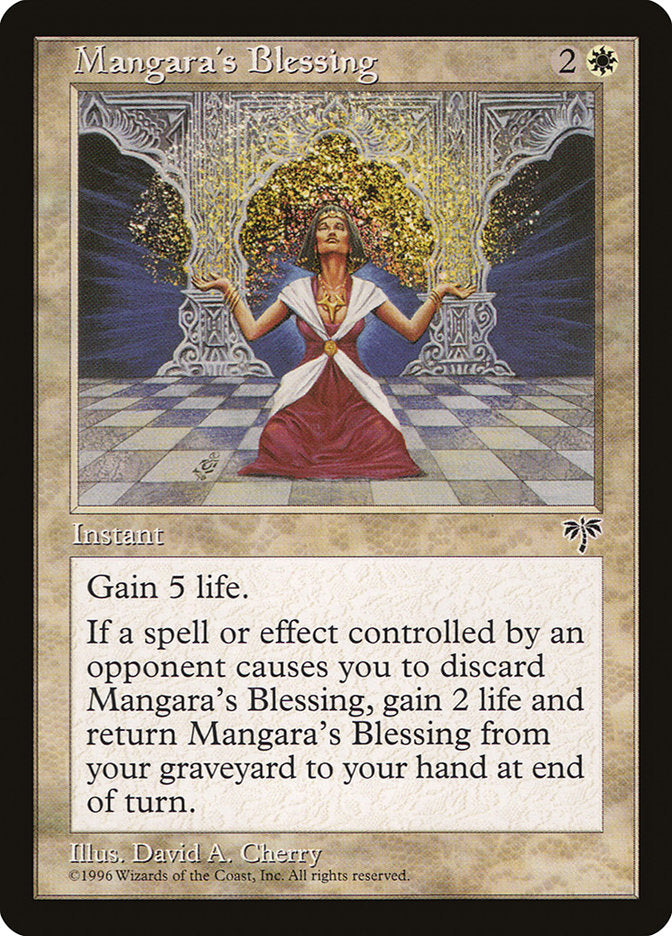 Mangara's Blessing [Mirage] MTG Single Magic: The Gathering    | Red Claw Gaming
