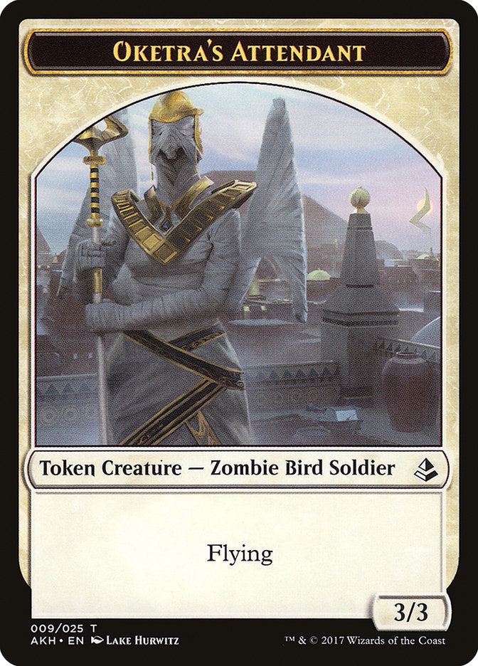 Oketra's Attendant Token [Amonkhet Tokens] MTG Single Magic: The Gathering    | Red Claw Gaming