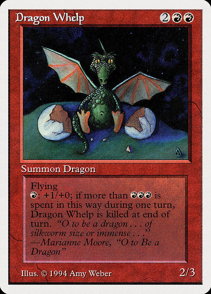 Dragon Whelp [Summer Magic / Edgar] MTG Single Magic: The Gathering    | Red Claw Gaming