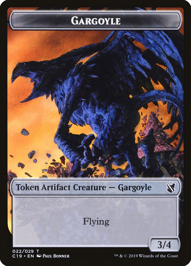 Gargoyle Token [Commander 2019 Tokens] MTG Single Magic: The Gathering    | Red Claw Gaming