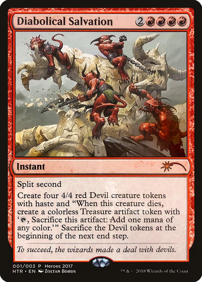 Diabolical Salvation [Heroes of the Realm] MTG Single Magic: The Gathering    | Red Claw Gaming