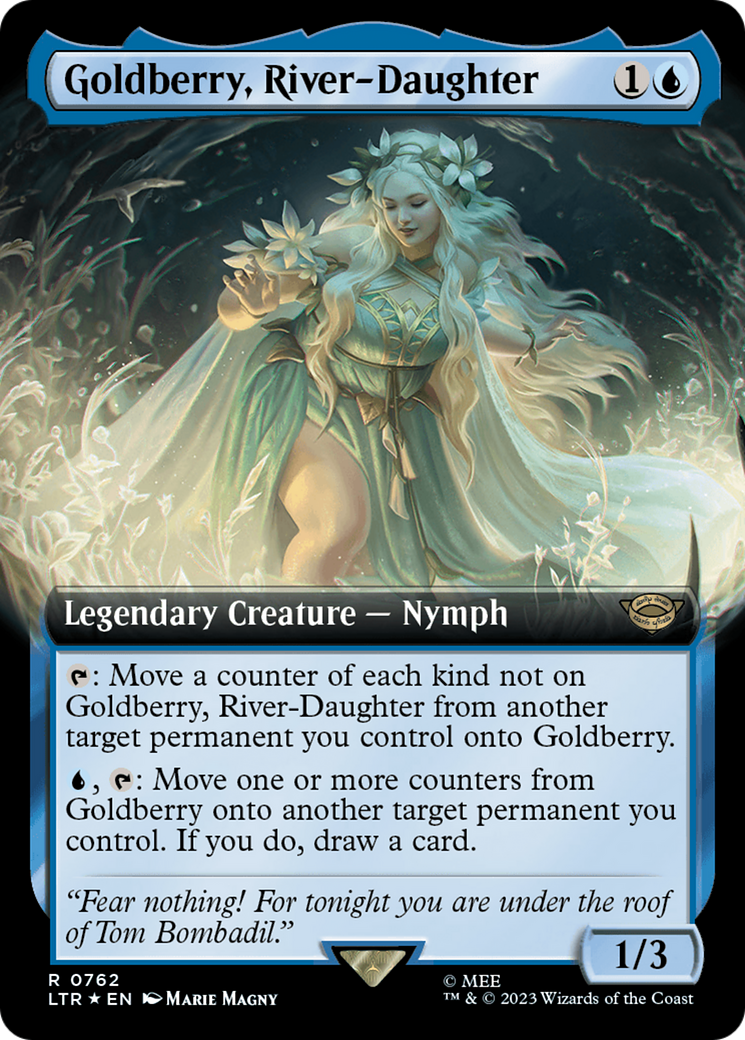Goldberry, River-Daughter (Extended Art) (Surge Foil) [The Lord of the Rings: Tales of Middle-Earth] MTG Single Magic: The Gathering    | Red Claw Gaming