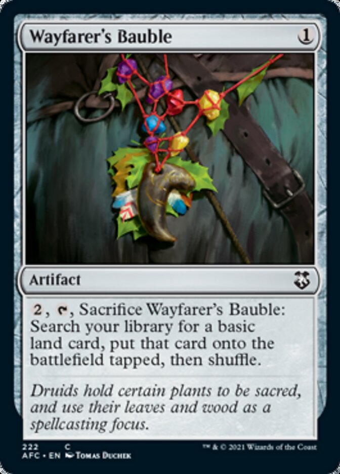 Wayfarer's Bauble [Dungeons & Dragons: Adventures in the Forgotten Realms Commander] MTG Single Magic: The Gathering    | Red Claw Gaming