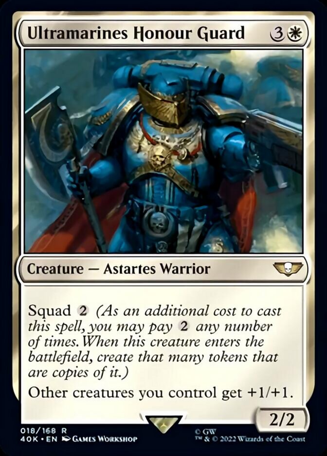 Ultramarines Honour Guard (Surge Foil) [Warhammer 40,000] MTG Single Magic: The Gathering    | Red Claw Gaming