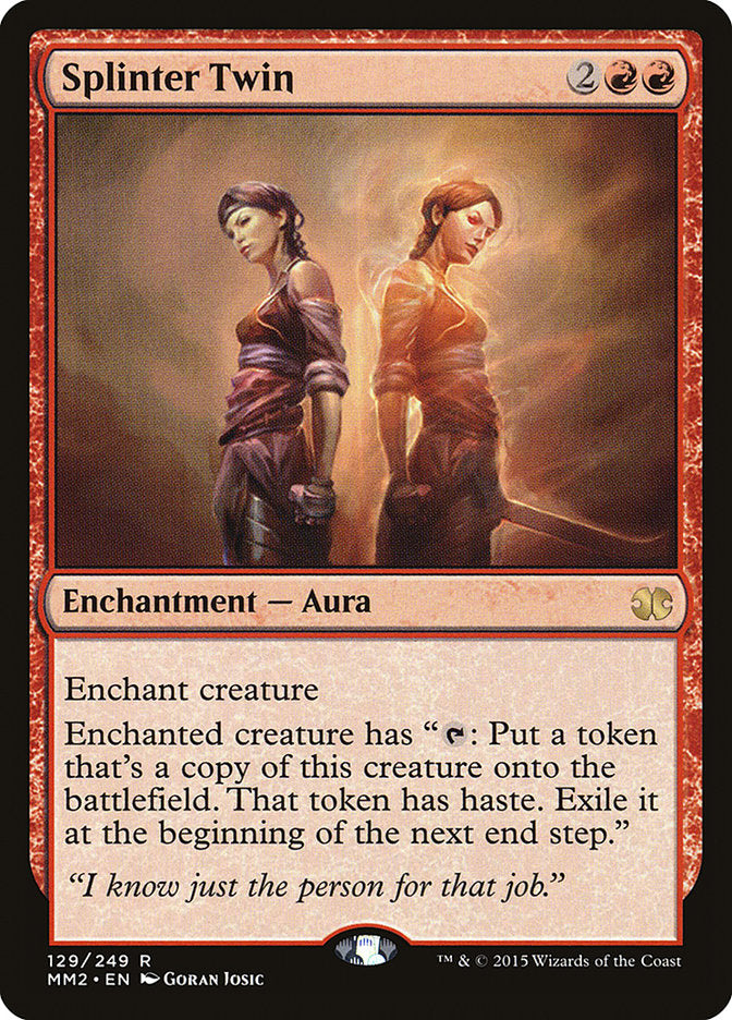 Splinter Twin [Modern Masters 2015] MTG Single Magic: The Gathering    | Red Claw Gaming