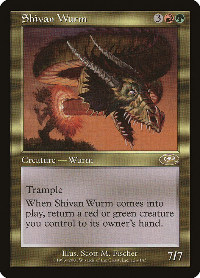Shivan Wurm [Planeshift] MTG Single Magic: The Gathering    | Red Claw Gaming