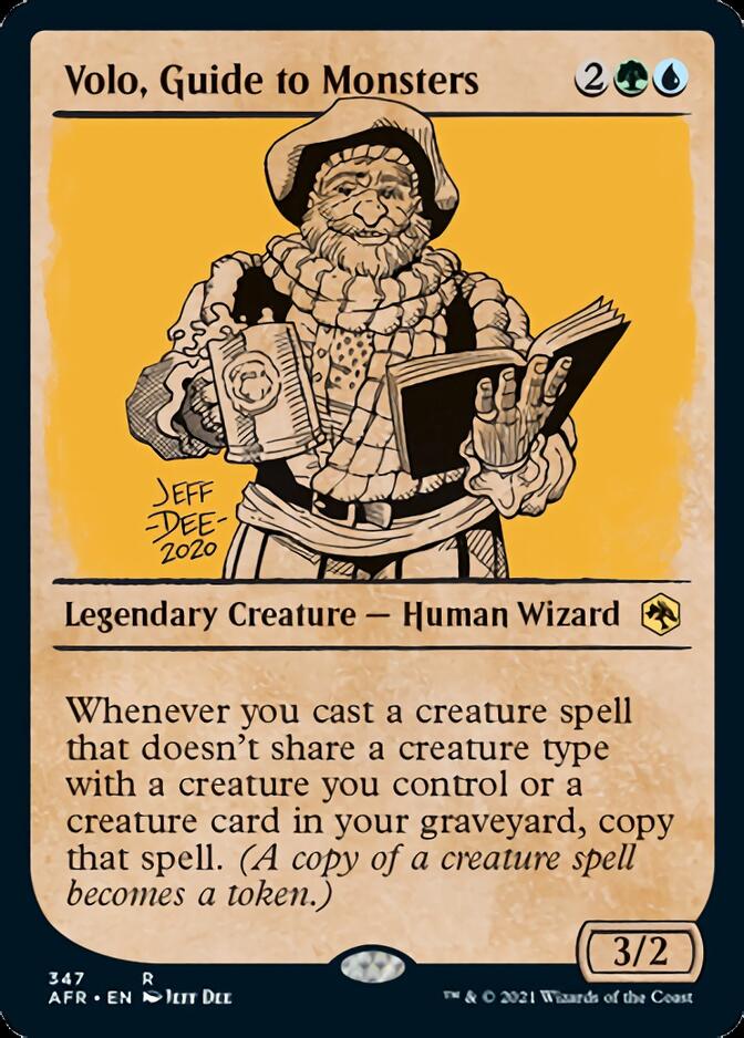 Volo, Guide to Monsters (Showcase) [Dungeons & Dragons: Adventures in the Forgotten Realms] MTG Single Magic: The Gathering    | Red Claw Gaming