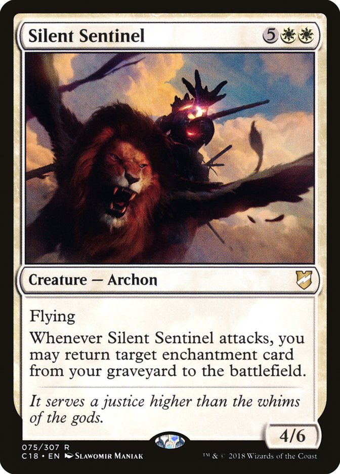 Silent Sentinel [Commander 2018] MTG Single Magic: The Gathering    | Red Claw Gaming