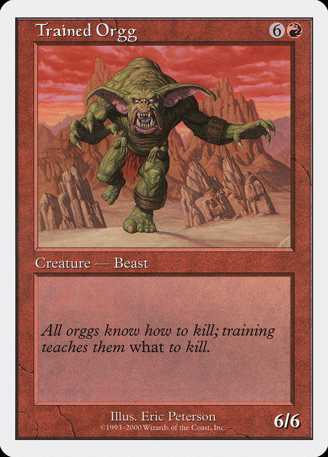Trained Orgg [Starter 2000] MTG Single Magic: The Gathering    | Red Claw Gaming