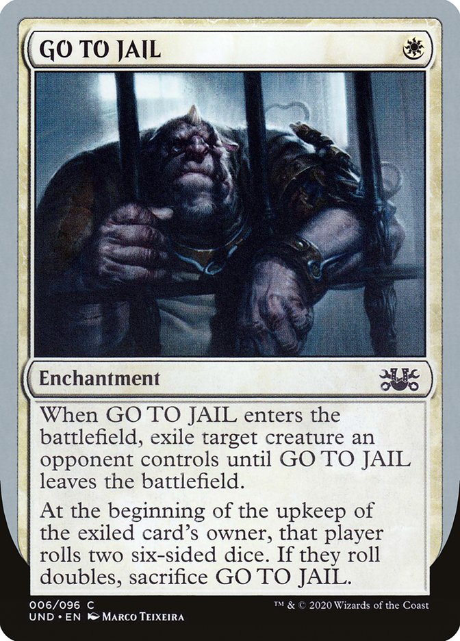 GO TO JAIL [Unsanctioned] MTG Single Magic: The Gathering    | Red Claw Gaming